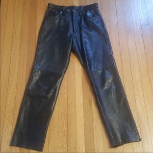 Authentic leather pants, Size 6